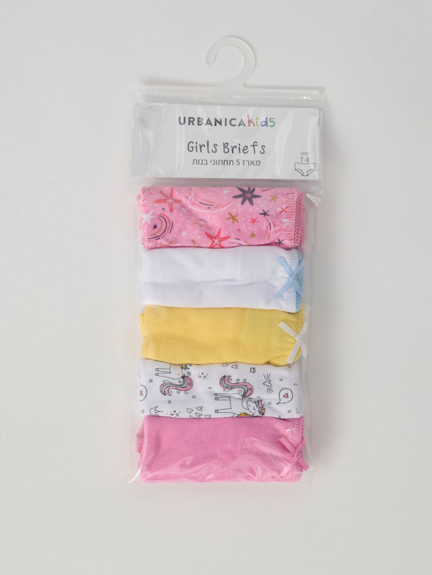 מארז 5 תחתוני בנות