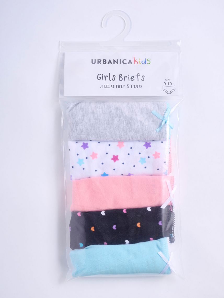 מארז 5 תחתוני בנות