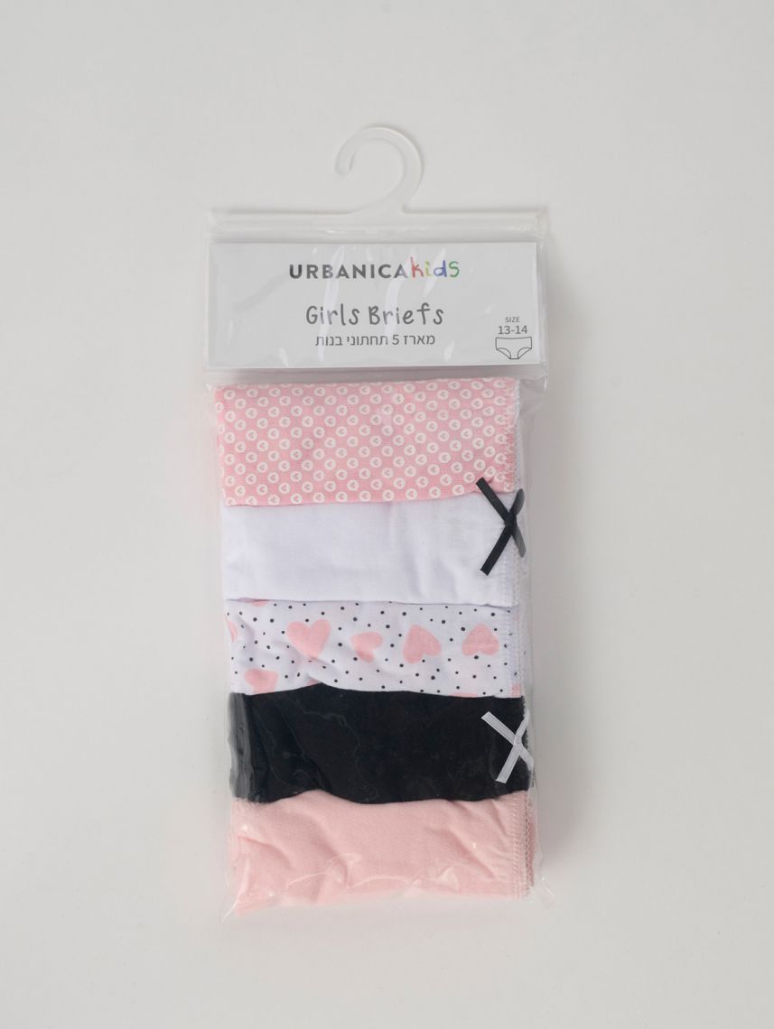 מארז 5 תחתוני בנות