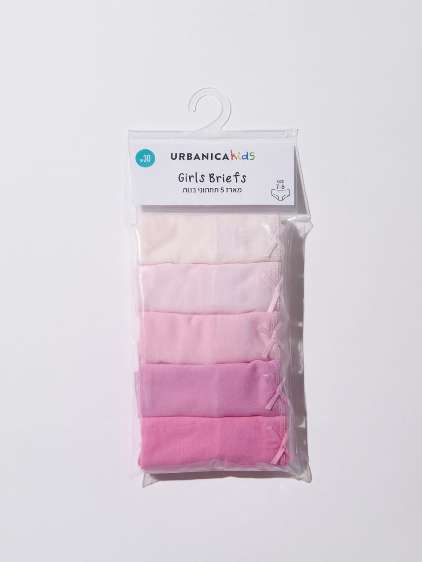 מארז 5 תחתוני בנות