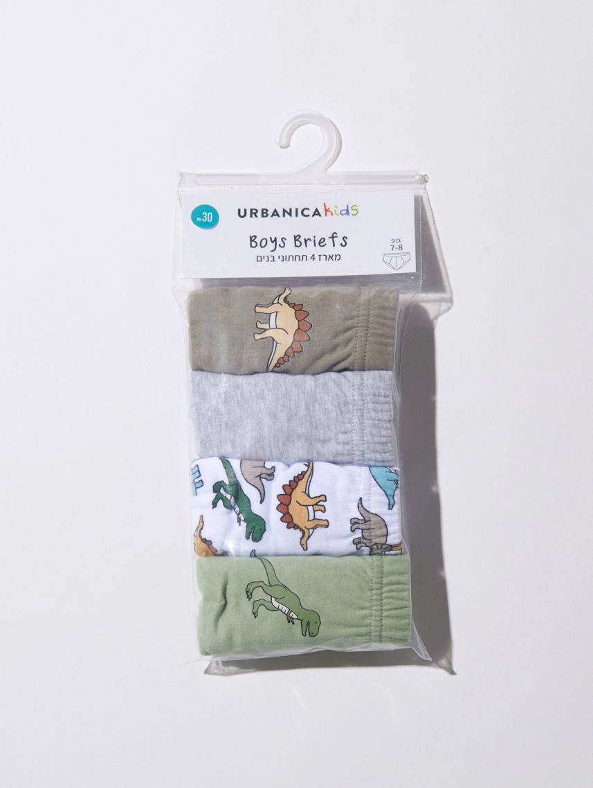 מארז 4 תחתוני בנים