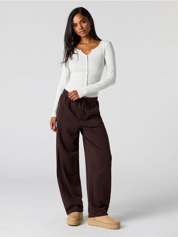 מכנסי פוטר רחבים