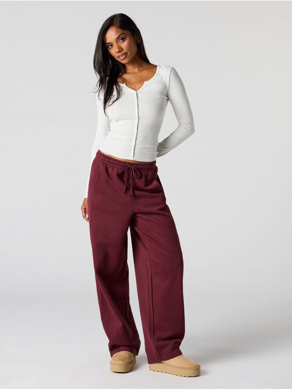 מכנסי פוטר רחבים