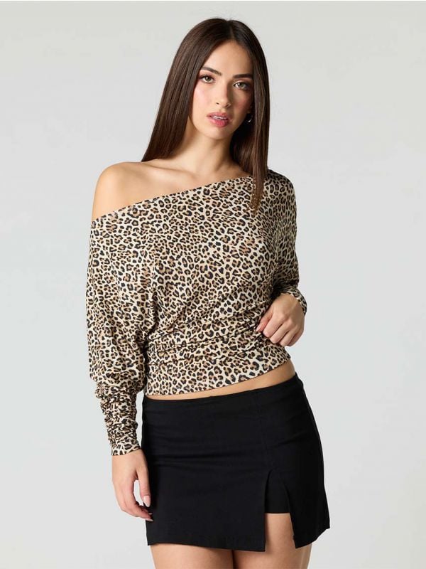 חולצת ריב אוף-שולדר