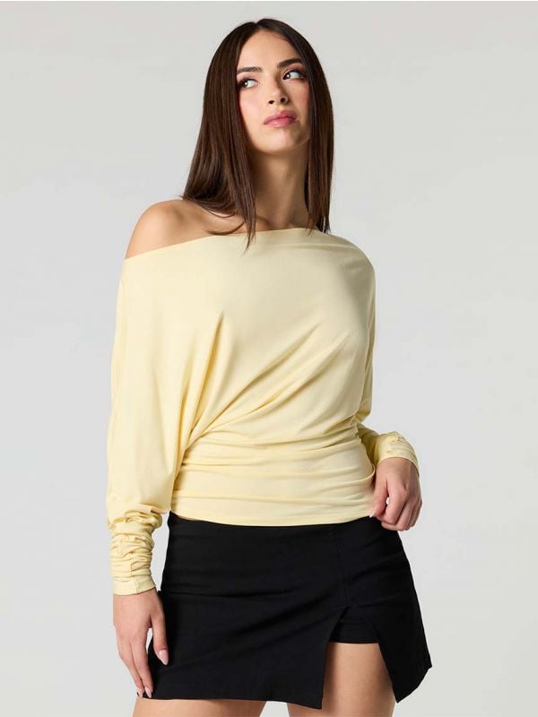 חולצת ריב אוף-שולדר