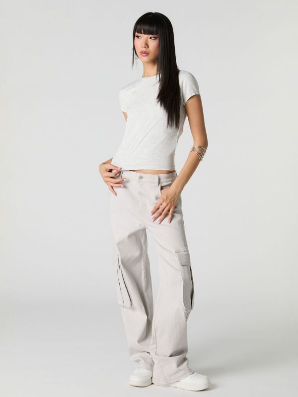 מכנסי CARGO- LOW RISE