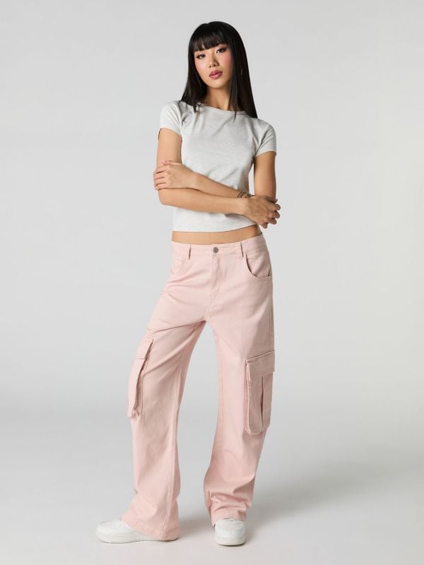 מכנסי CARGO- LOW RISE