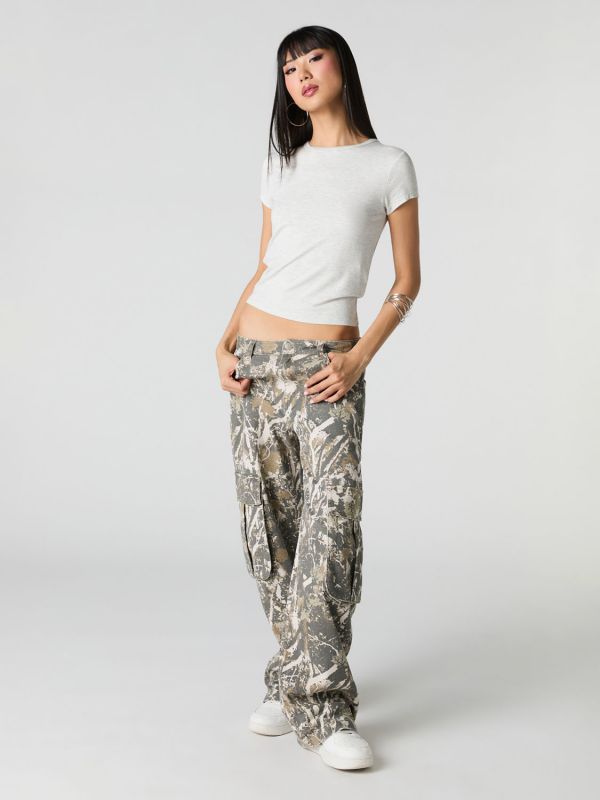 מכנסי CARGO- LOW RISE