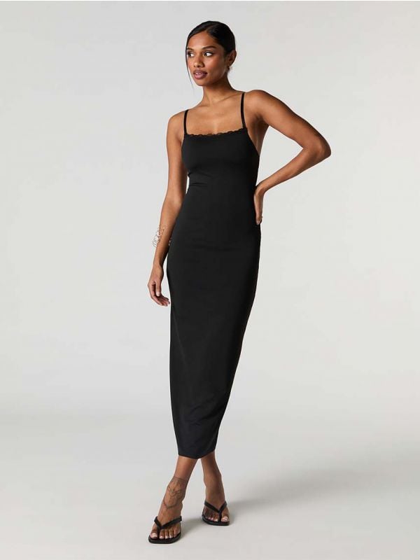 שמלת מקסי אלסטית