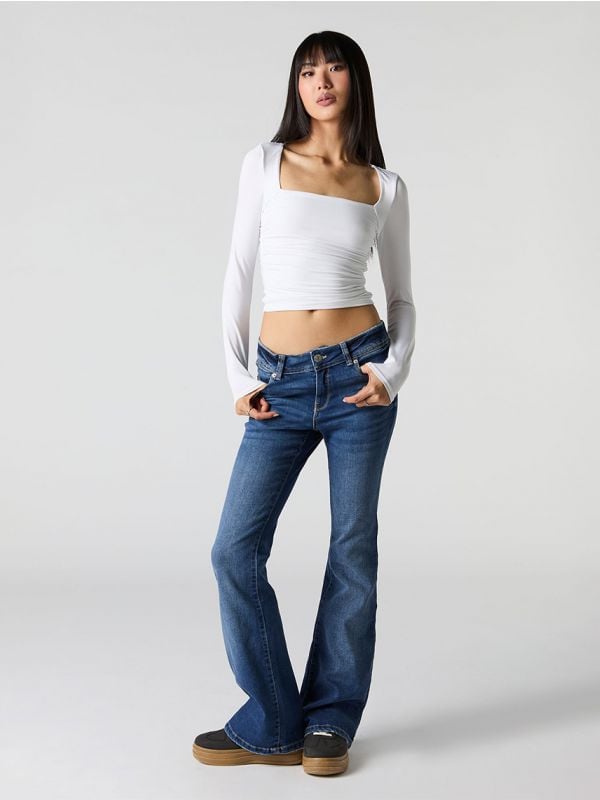 ג’ינס LOW RISE FLARE