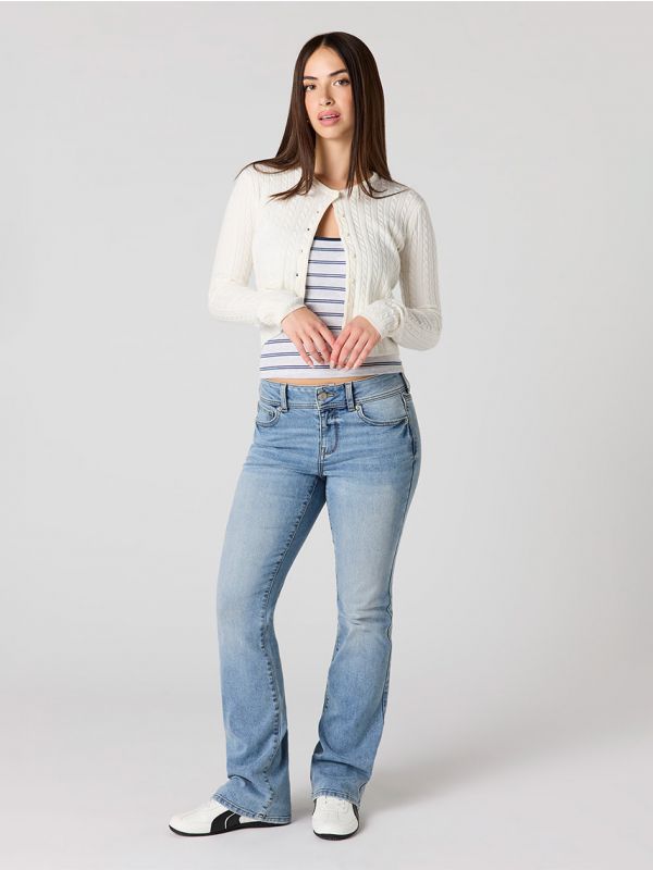 ג’ינס LOW RISE-BOOTCUT