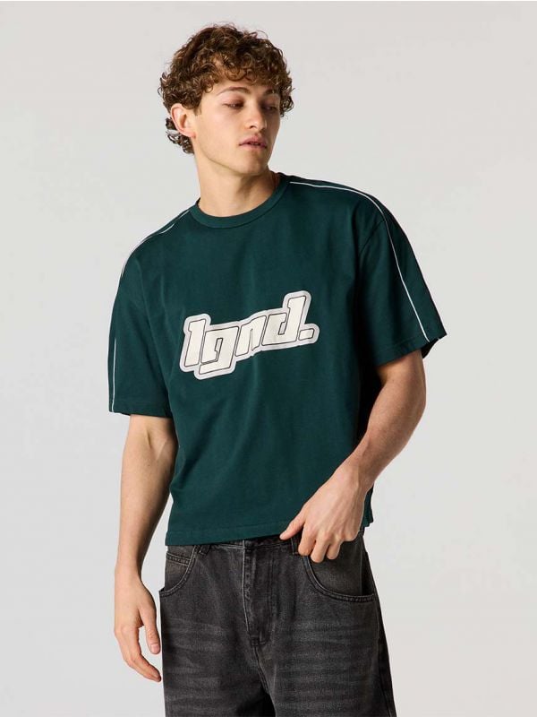 טי-שירט בוקסי עבה