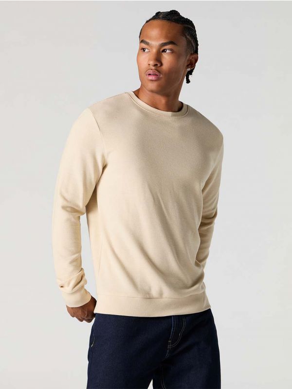 חולצת טקסטורה ארוכה