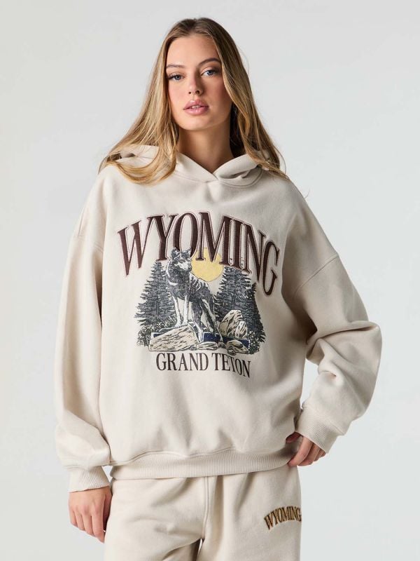 קפוצ’ון אוברסייז עם הדפס