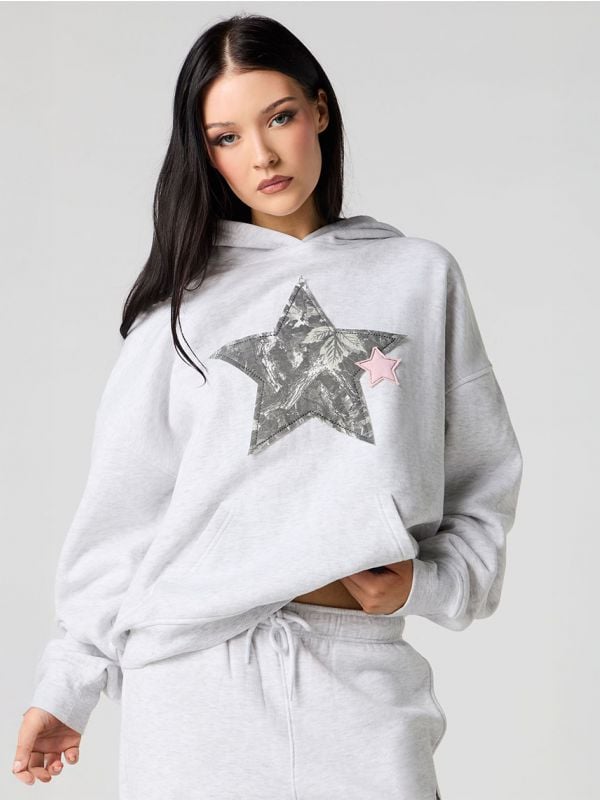 קפוצ’ון אוברסייז עם רקמה