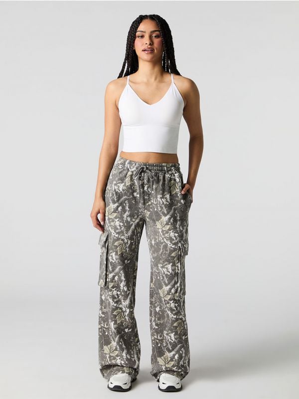 מכנסי פוטר WIDE LEG-CARGO