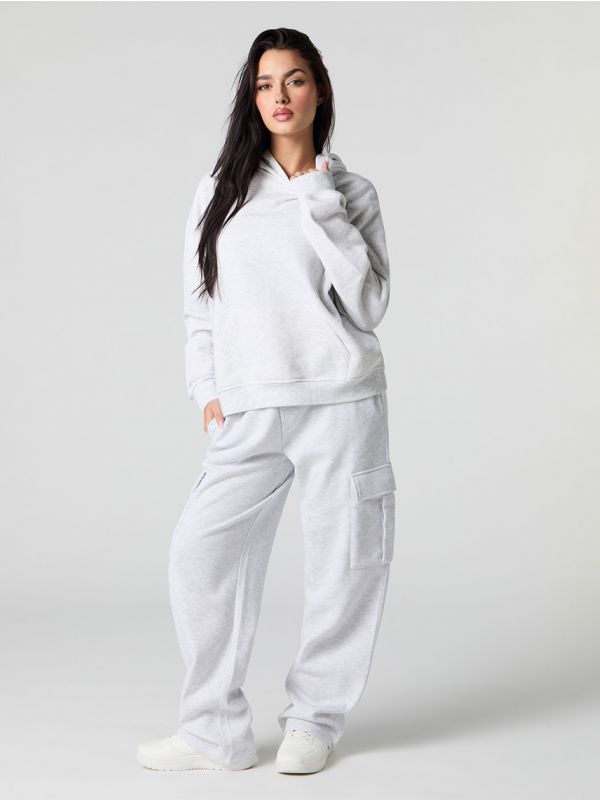 מכנסי פוטר קרגו רחבים