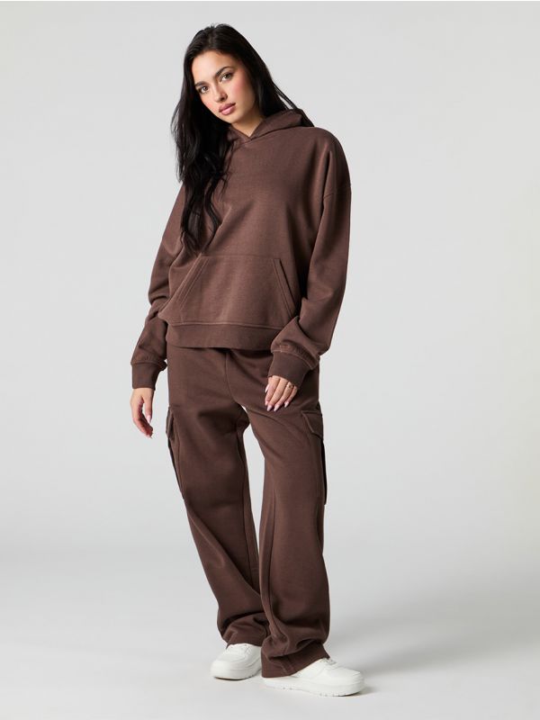 מכנסי פוטר קרגו רחבים