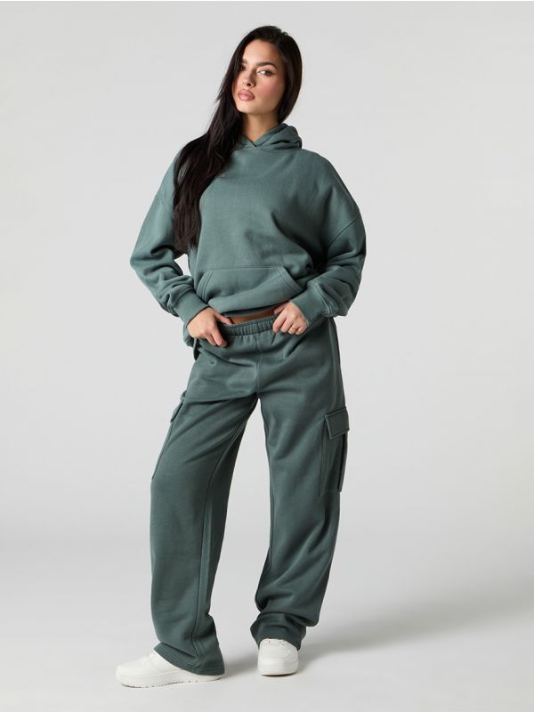 מכנסי פוטר קרגו רחבים