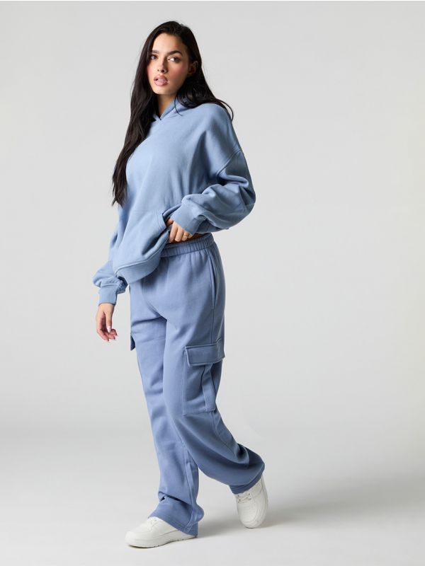 מכנסי פוטר קרגו רחבים