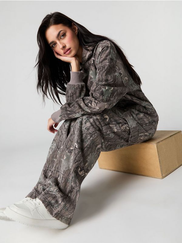 מכנסי פוטר קרגו רחבים