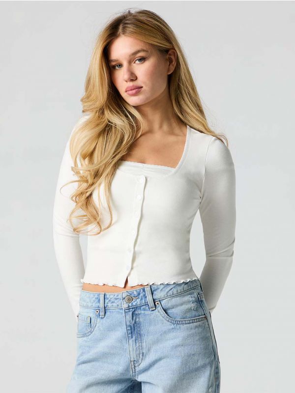 סט גופיה וקרדיגן