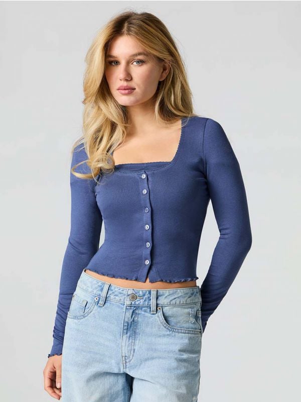 סט גופיה וקרדיגן