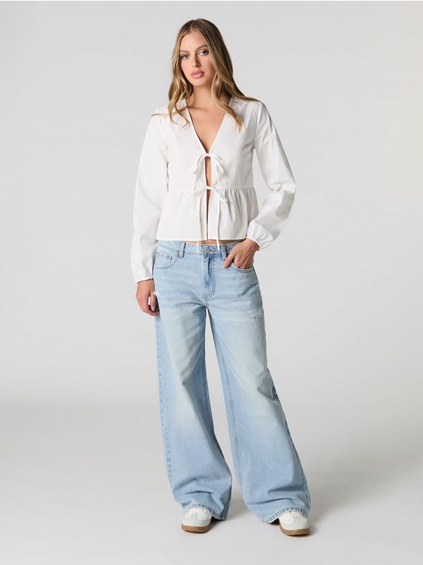 ג’ינס נמוך LOW RISE - BAGGY