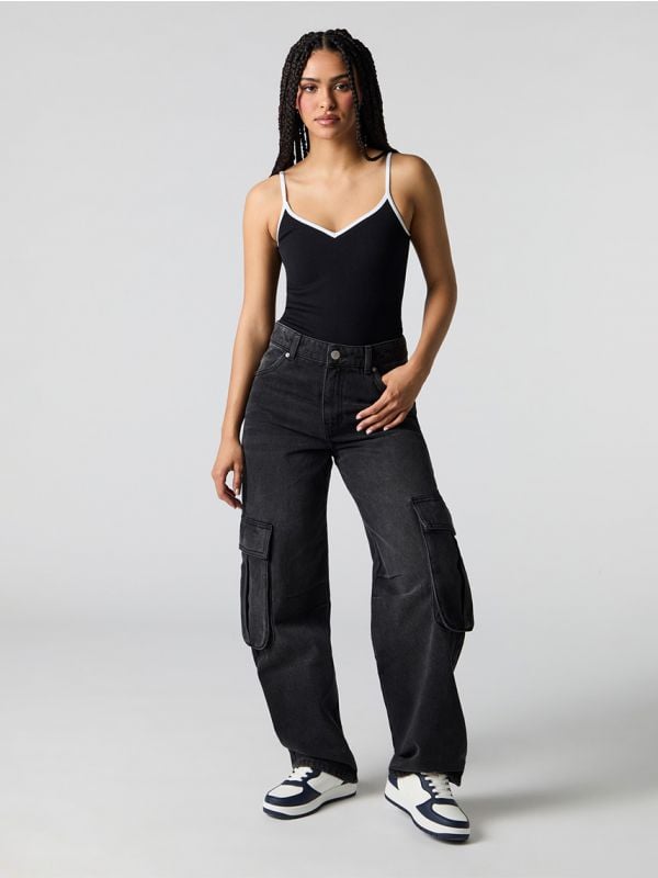 ג’ינס BAGGY-CARGO מותן נמוכה