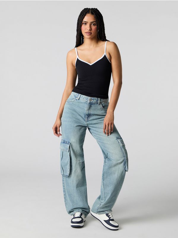 ג’ינס BAGGY-CARGO מותן נמוכה