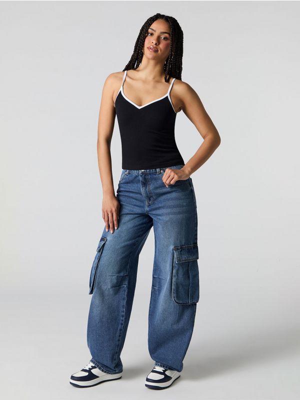 ג’ינס BAGGY-CARGO מותן נמוכה