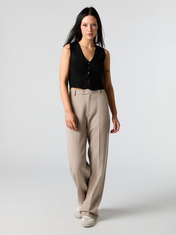 מכנסי STRAIGHT מחוייטים