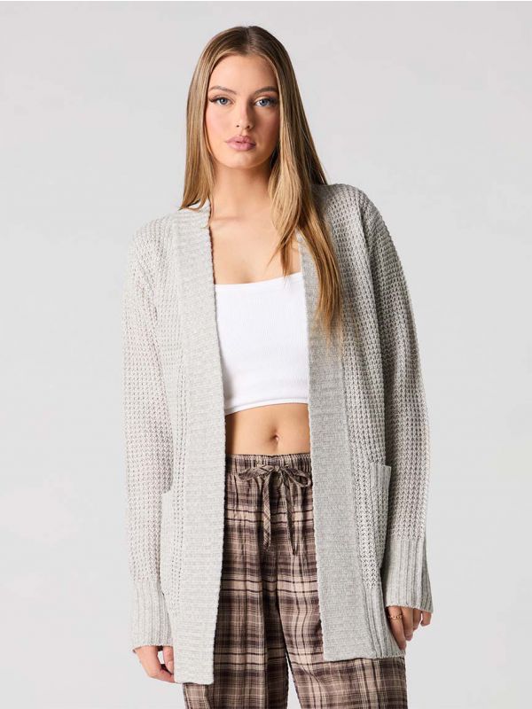 קרדיגן ופל פתוח