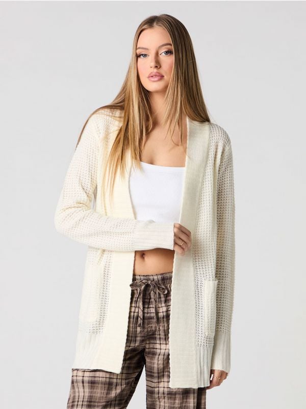 קרדיגן ופל פתוח