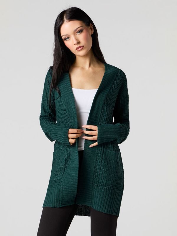 קרדיגן ופל סרוג