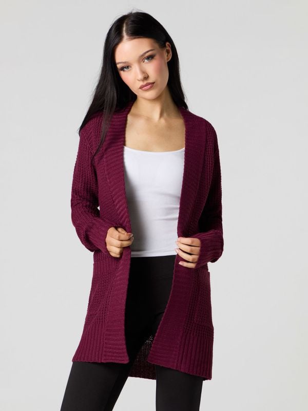 קרדיגן ופל סרוג