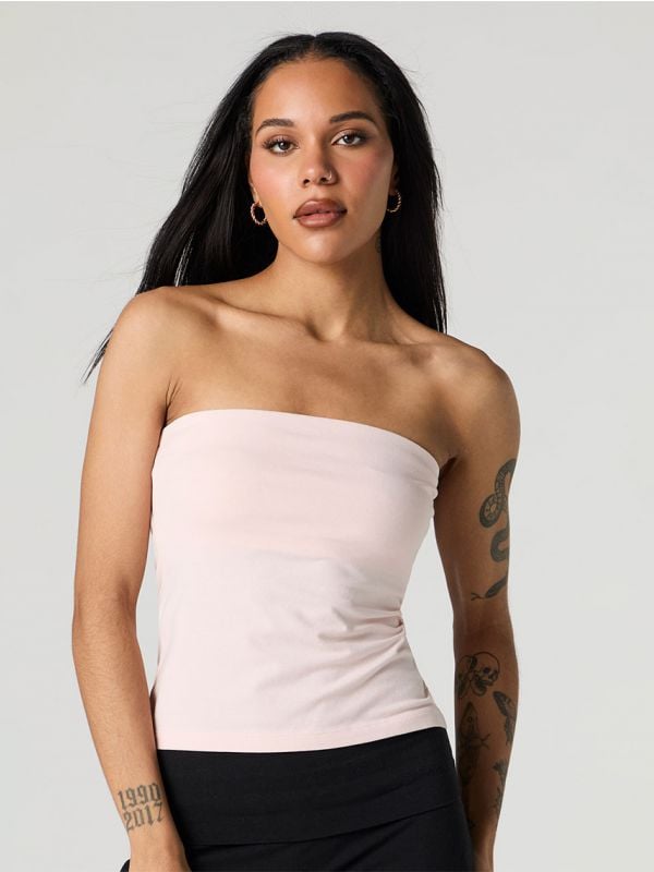 טופ סטרפלס עם קאפים