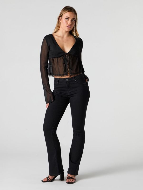 ג’ינס LOW RISE - FLARE