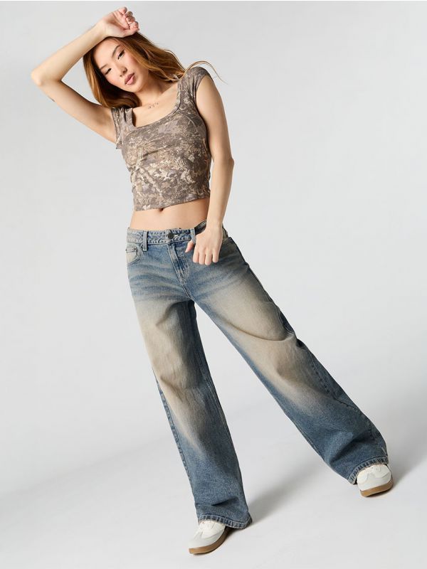 ג’ינס LOW RISE - SKATER