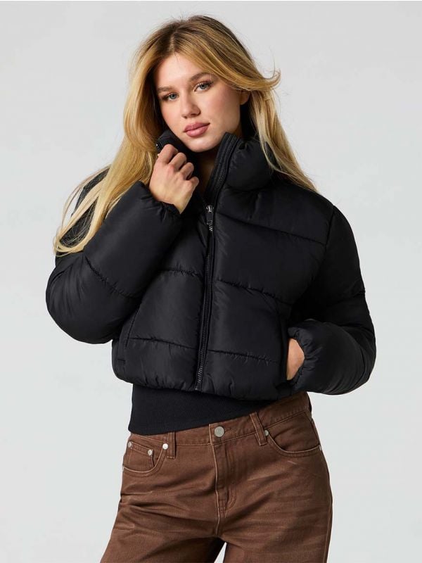 מעיל פוך קרופ