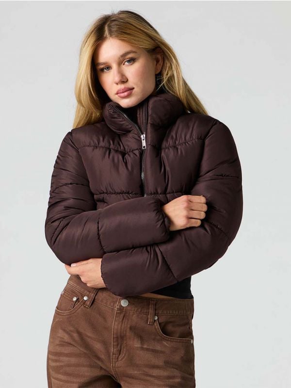 מעיל פוך קרופ