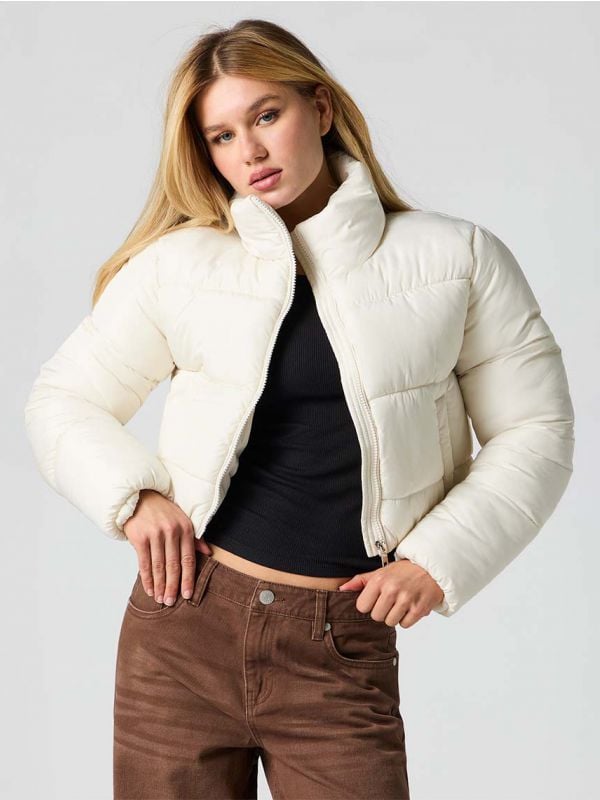 מעיל פוך קרופ