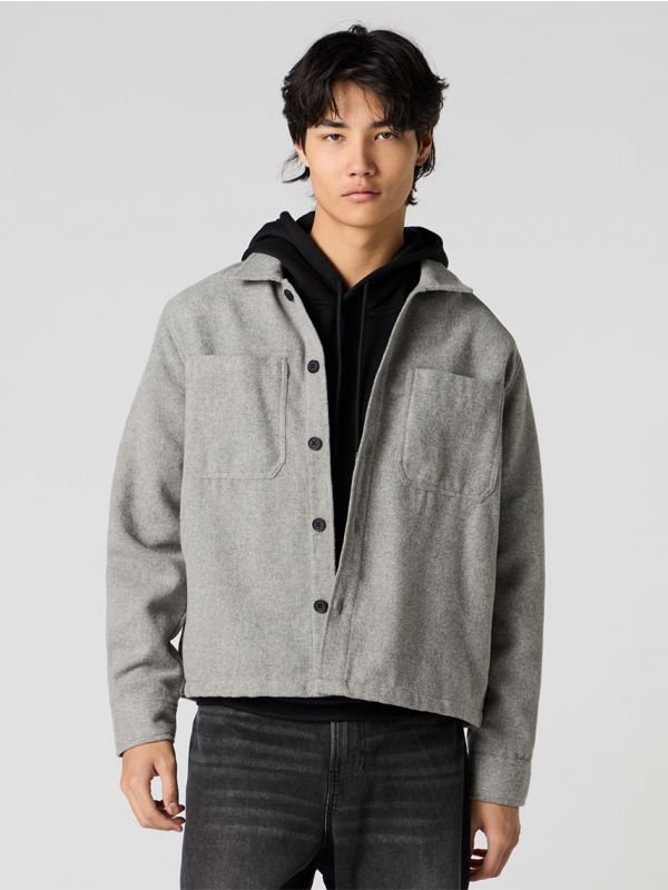 חולצת פלנל מכופתרת