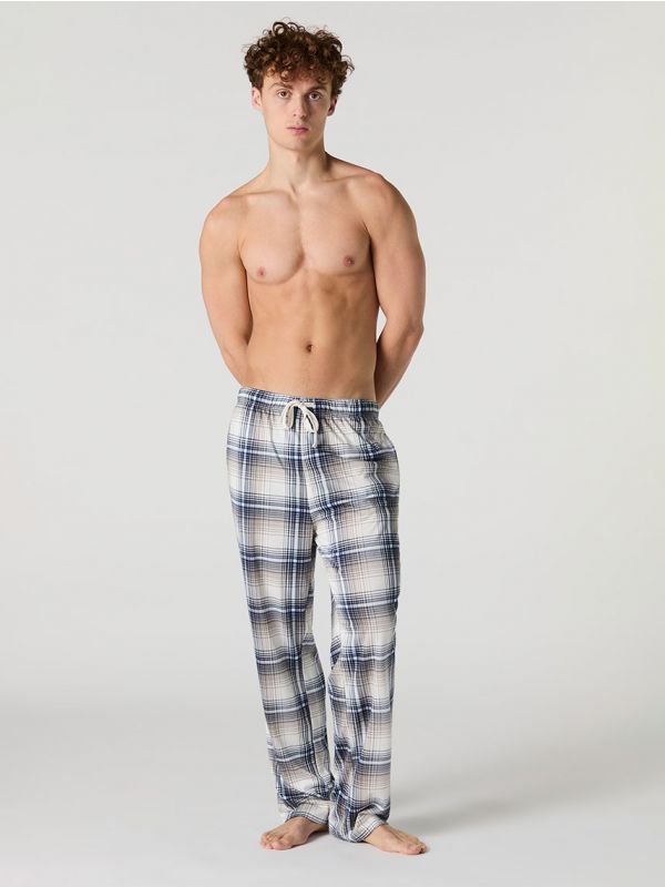 מכנסי פיג’מה משובצים