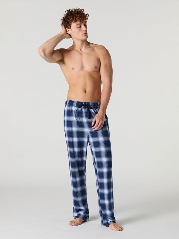 מכנסי פיג’מה משובצים