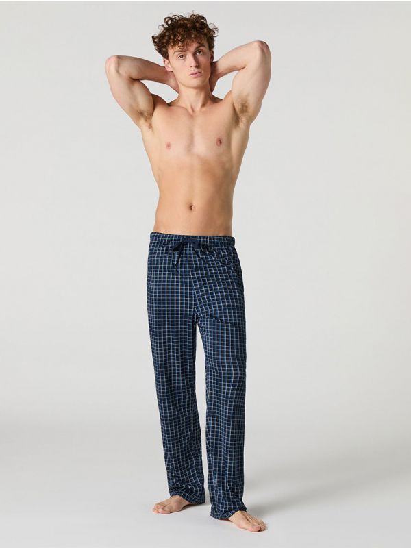 מכנסי פיג’מה משובצים