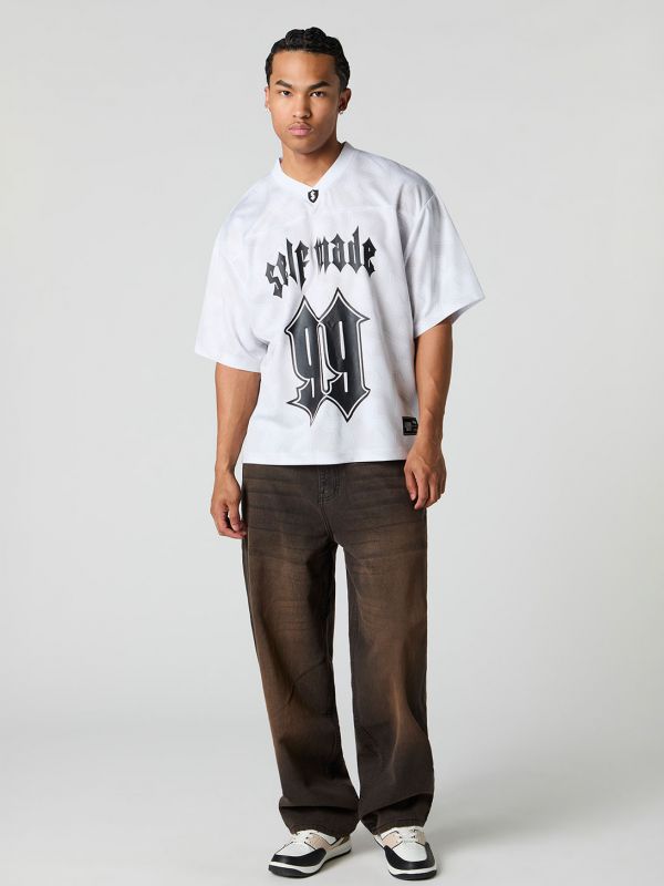 מכנסי ג’ינס ארוכים WIDE LEG