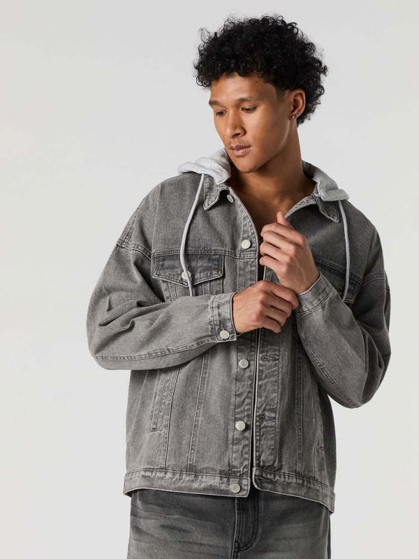 ג’קט ג’ינס משולב