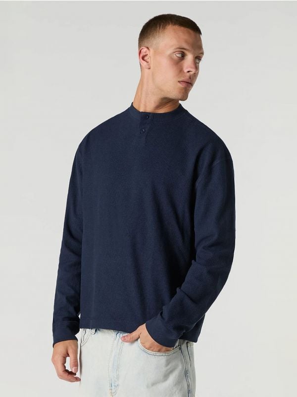 סריג בוקסי עם כפורים