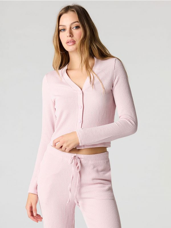 קרדיגן ריב מכופתר